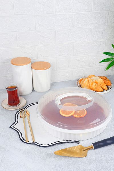 HOMENIVA Cake Cake Pastry Transport Container Multi-Purpose Storage Box 3800 ml Storage Container