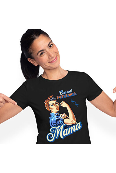 StoryGift Romania Tricou Femei cu Femeie Gospodina Stil Retro Puternica, Moti...