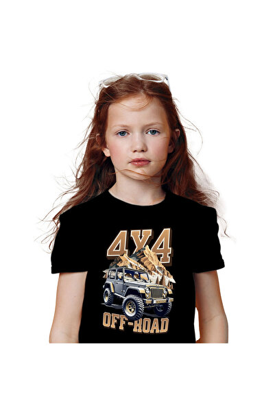 StoryGift Romania Tricou Copii cu Masina De Teren Munte Inalt 4X4 OFF-ROAD Av...