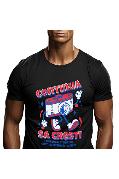 StoryGift Romania Tricou Barbati cu Aparat Foto Cu Manusi De Personaj Fictiv ...