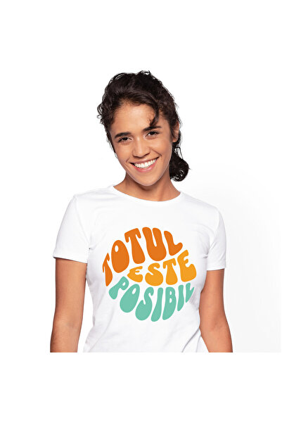 StoryGift Romania Tricou Femei cu Mesaj Inspirational Motivatie Stil sfera To...