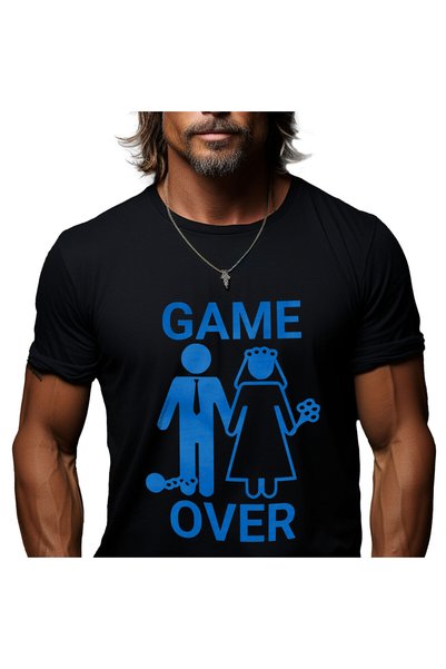 StoryGift Romania Tricou Barbati cu Design Haios Ziua Nuntii Cuplu Portret Mi...