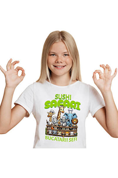 StoryGift Romania Tricou Copii cu Echipa Bucatarii Cheff Aniamle Din Jungla P...