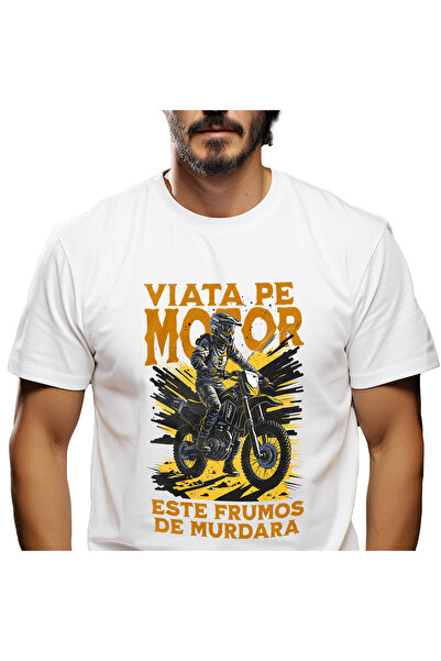 StoryGift Romania Tricou Barbati cu Silueta Barbat Cu Costum Profesionist Mot...