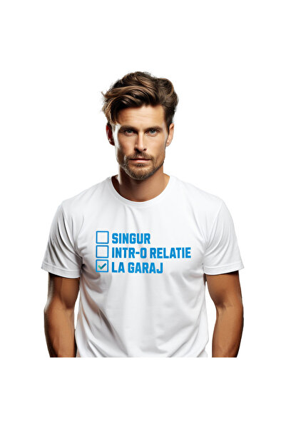 StoryGift Romania Tricou Barbati cu Design Haios Iubitorii De Masina Pentru C...