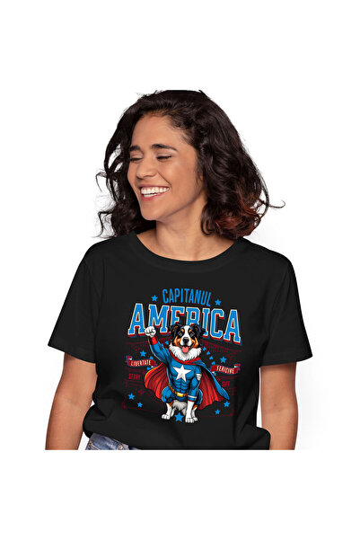 StoryGift Romania Tricou Femei cu Ciobănesc Australian / Australian Shepherd ...