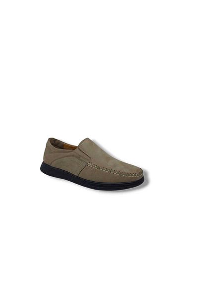 Zerhan Serra 823 Ανδρικά Μπεζ Nubuck Δερμάτινα Loafer Παπούτσια