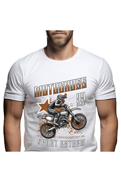 StoryGift Romania Tricou Barbati cu Iubitor De Motocross Aventura Supereroi P...