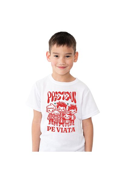 StoryGift Romania Tricou Copii cu Grup De copii, Iubire, Copilarie Amintiri Apreciere, Sinceritate,White_8ANI
