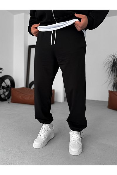 BYBASICMAN Black Basic Stopper Tracksuit Ke-7018