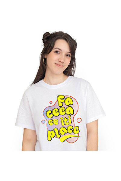 StoryGift Romania Women's T-Shirt with Cartoon Style Design Kids Motivational Inspirational with i,White_M