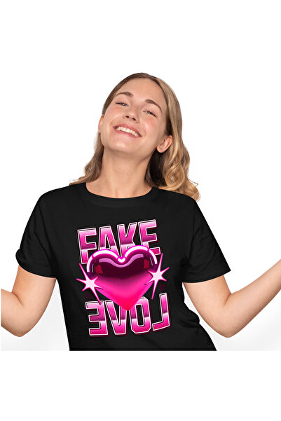 StoryGift Romania Tricou Femei cu Inima Stralucitoare Roz, Dragoste, Valentin...