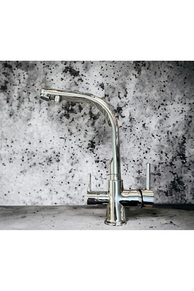 alkalinees 3 Ways Faucet Purified Tap Kitchen Sink Mixer Hot Cold Purification