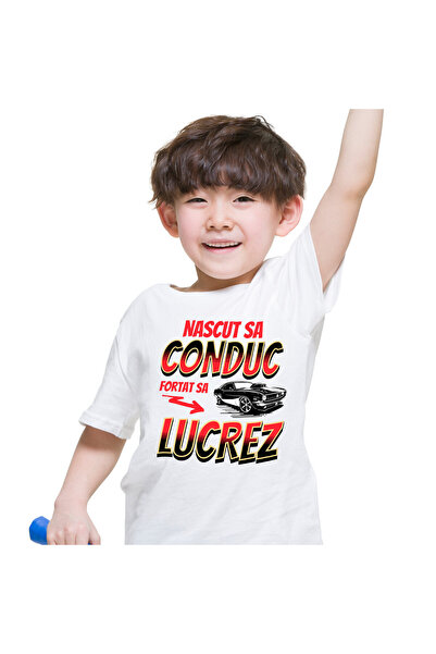 StoryGift Romania Tricou Copii cu Masina vintige Tunata Curse Ilegale Pasiona...