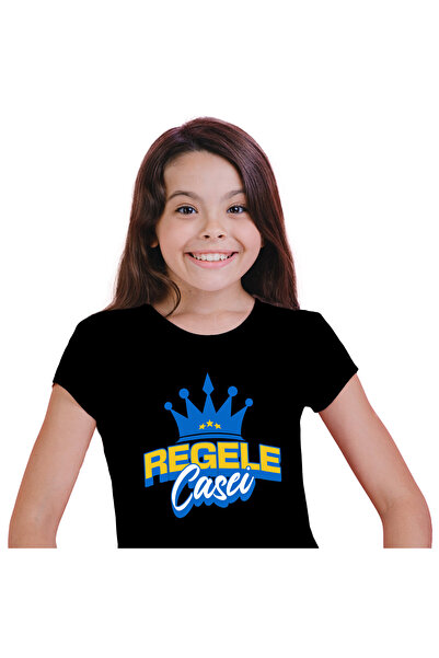 StoryGift Romania Tricou Copii cu Coroana Regala copii Desene Animate cu impr...
