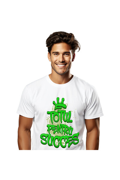 StoryGift Romania Tricou Barbati cu Citat Motivational Cu Simbol Dolar Coroan...