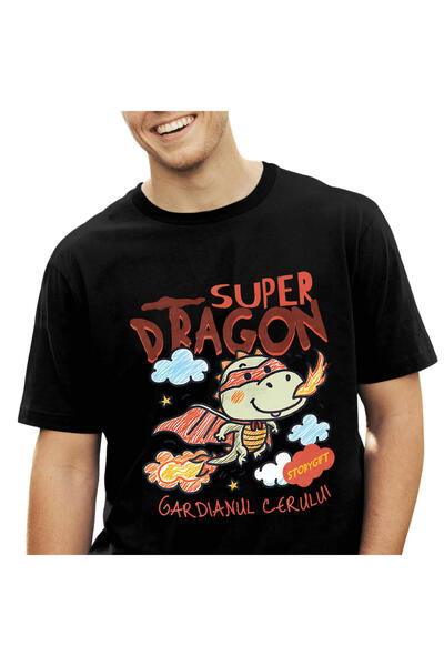 StoryGift Romania Tricou Barbati cu Iubitorii De Supereroi Personaje Minge Fo...