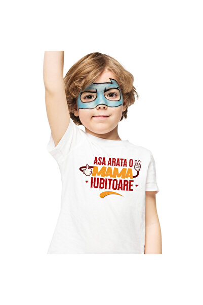 StoryGift Romania Tricou Copii cu Maini Cu Manusi Semne, Mama Buna, Familie, ...