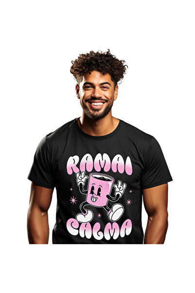 StoryGift Romania Tricou Barbati cu Cana De Cafea Vesela Pozitie Haioasa Dans...