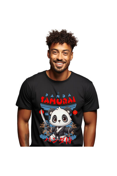 StoryGift Romania Tricou Barbati cu Urs anda Animal Ninja Cultura Asiatica, P...