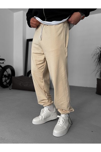 BYBASICMAN Beige Basic Stopper Tracksuit Ke-7018