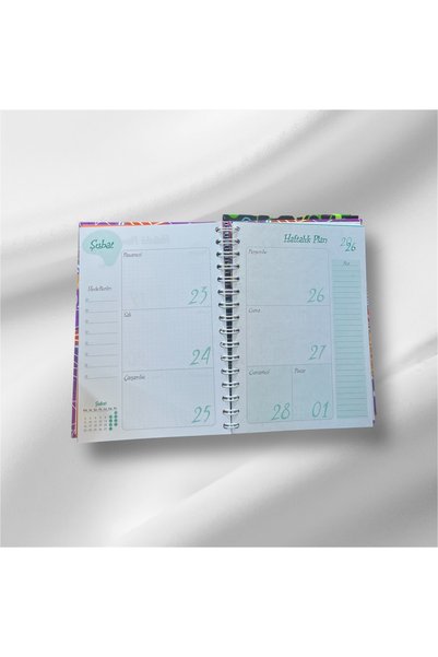 neso 2025-2026 A5 Academic Agenda Spiral Bound 15X21 cm - 16 Months