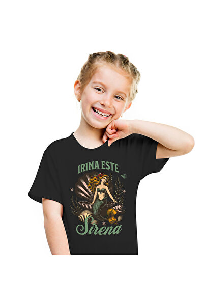 StoryGift Romania Tricou Copii cu Sirena In Costum Verde Sub Apa Perla, Lume ...