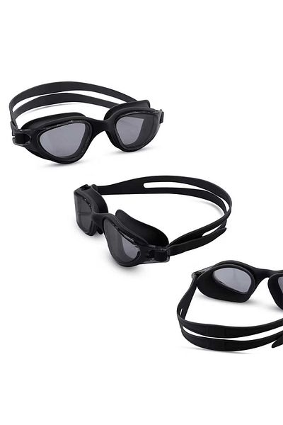 Vardem Silicone Swimming Goggles Anti-Fog Uv Filter 1 Piece
