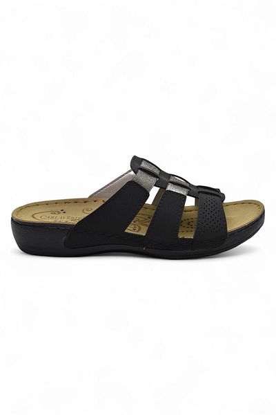 ISPARTALILAR 150988 Cv Full Orthopedic Sole Daily Women's Slippers Sandals Rubber Sides