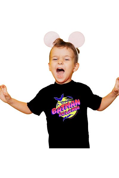 StoryGift Romania Tricou Copii cu Lilieci Horror Batman, Hallowen, Copii, Sarbatoare De Groaza cu ,Black_6ANI