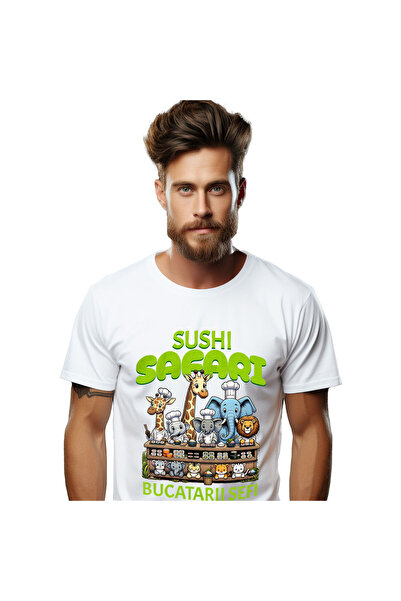 StoryGift Romania Tricou Barbati cu Echipa Bucatarii Cheff Aniamle Din Jungla...