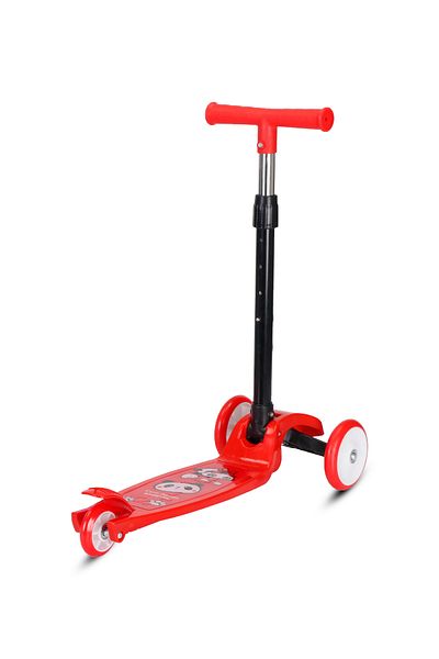 lovely baby 3-wheel Foldable Kids Scooter With Adjustable Height And Foot Brake