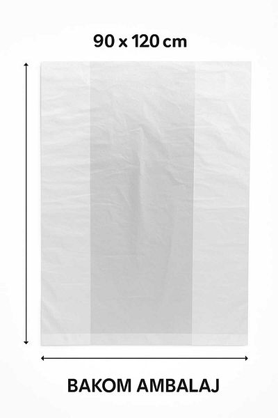 BAKOM AMBALAJ 5 Pcs 90 X 120 White Hişir Transport Bags