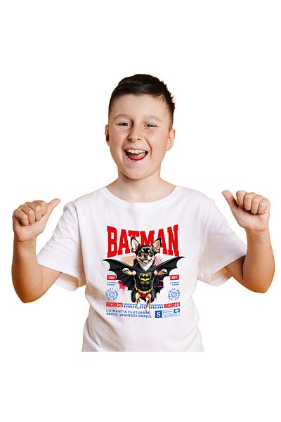 StoryGift Romania Tricou Copii cu Iubitorii De Supereroi Personaje Mesaj Haios Sarcasm Relatia Dra,White_6ANI