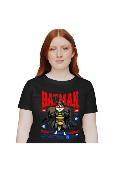 StoryGift Romania Tricou Femei cu Iubitorii De Supereroi Personaje Mesaj Haio...