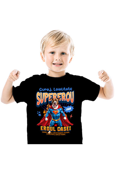 StoryGift Romania Tricou Copii cu Schelete Uman Regal Jucator De Supereroi Pe...