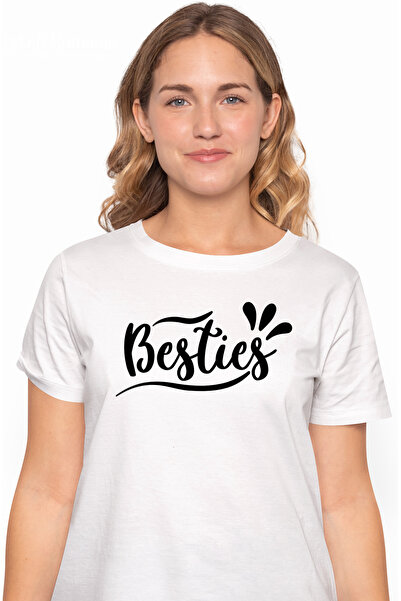 StoryGift Romania Tricou Femei pentru cele mai bune prietene - apropiere impr...