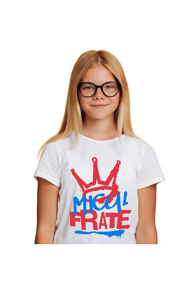 StoryGift Romania Tricou Copii cu Coroana Regala Copii Text Stil Graffiti Frate Familie Iubire Sor,White_4ANI