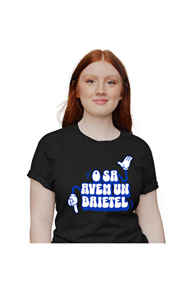 StoryGift Romania Tricou Femei cu Maini Stil Mickey Mouse Deget Aratat In Jos...