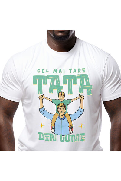 StoryGift Romania Tricou Barbati cu Tata Si Fiice Canapea Copii Dragoste Fami...