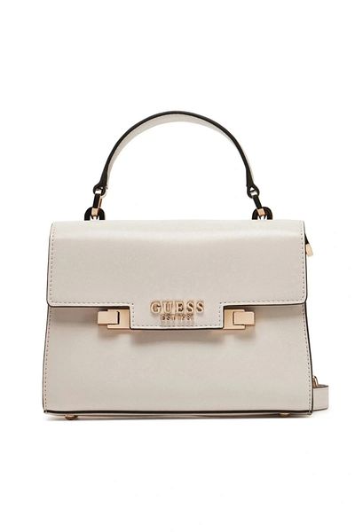 Guess Γυναικεία Aldith Mini Shoulder Bag - Cream
