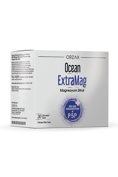 Ocean Extramag 250 Mg Magnesium Citrate P5P - 30 Sachets
