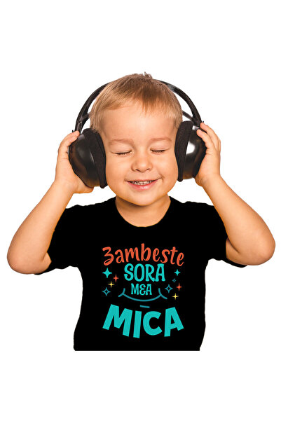 StoryGift Romania Tricou Copii cu Zambet Larg Copii Stele Stralucitoare Iubir...