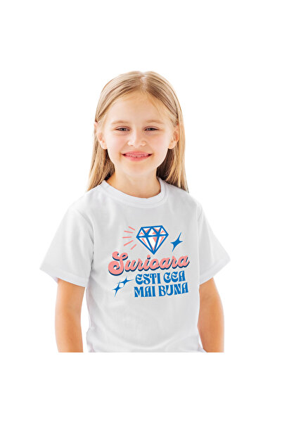StoryGift Romania Tricou Copii cu Diamant Stralucitor Text Colorat Familei dr...