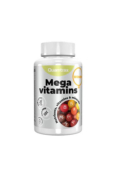 Quamtrax Mega Vitamins for Women 60 tablete, Quamtrax, Multivitamine pentru femei