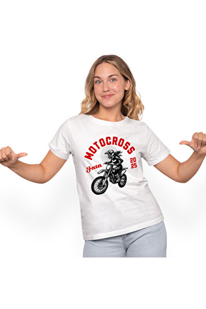 StoryGift Romania Tricou Femei cu Fata Pasionata DE Motocicleta Cursa Motocro...