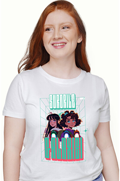 StoryGift Romania Tricou Femei Surori-galaxie cele mai bune prietene familie ...