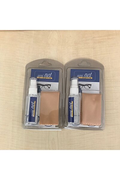 NET OPTİK 2 Adet Set 30ml Optik Güneş Gözlük Camı Temizleme Sprey Mikrofiber ...