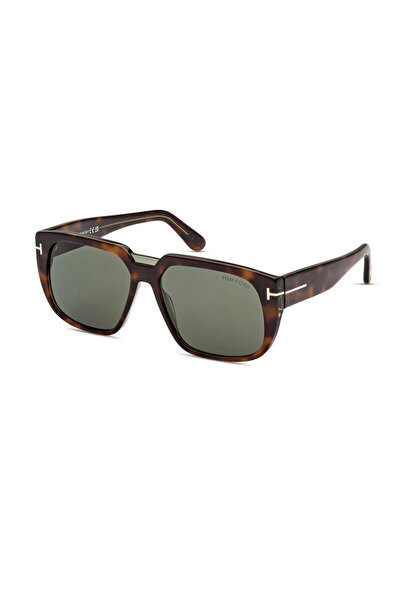 Tom Ford Unisex Kahverengi-Yeşil Organik (UV) Cam Selüloz Asetat (Selüloid) K...