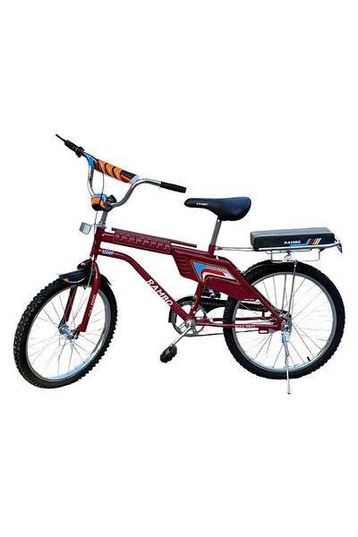 RAMBO Bicycle 20 Inches with Adjustable Air Tire and Double Seat